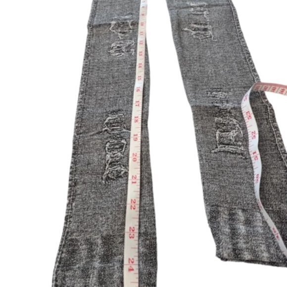 🛍️2 for $25 Sale🛍️ Faux Denim Jean Leggings‎ Slim Stretch FLEECE LINED XXS NEW - Picture 6 of 10